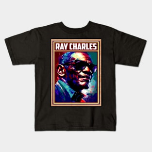 Retro Charles Soul Music Kids T-Shirt